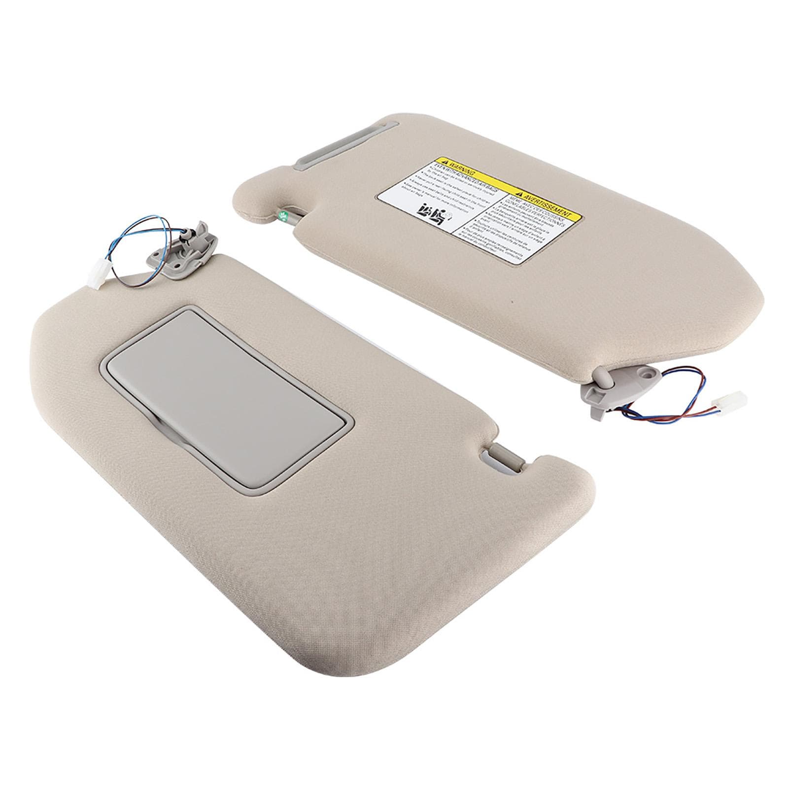 Pair of Left & Right Sun Visor 964019PB0A Fit for Pathfinder (Platinum, SL, SV) 2013?2018 Gray