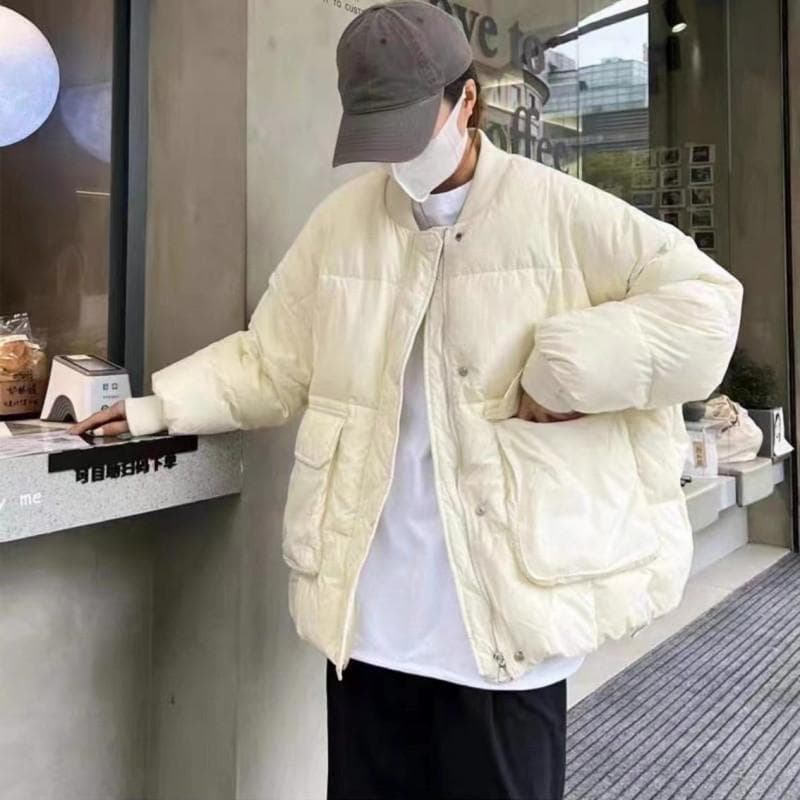 Down Jacket Women's Winter Korean Version Loose Short Small Baseball Jacket XL