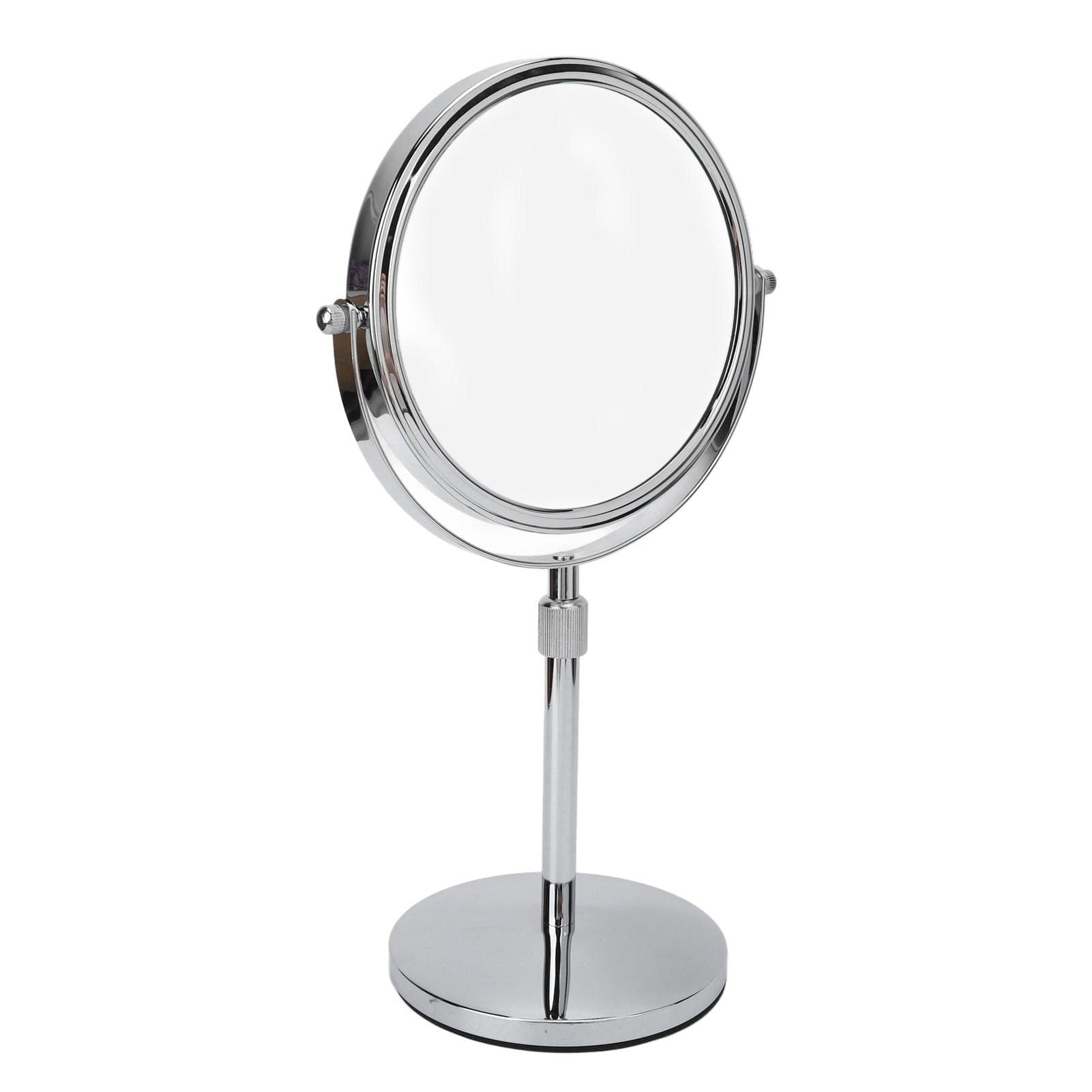 Tabletop Makeup Mirror Home 7 Inch Height Adjustable Double Sided 3X Magnification Vanity Mirror