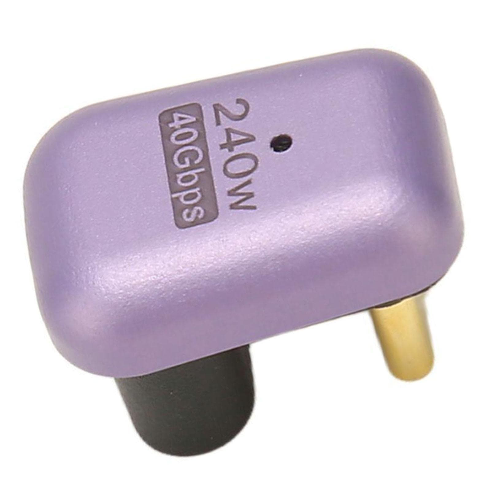240W USB C 180 Degree Adapter Aluminum Alloy U Shape Type C Female to Male 40Gbps Connector for