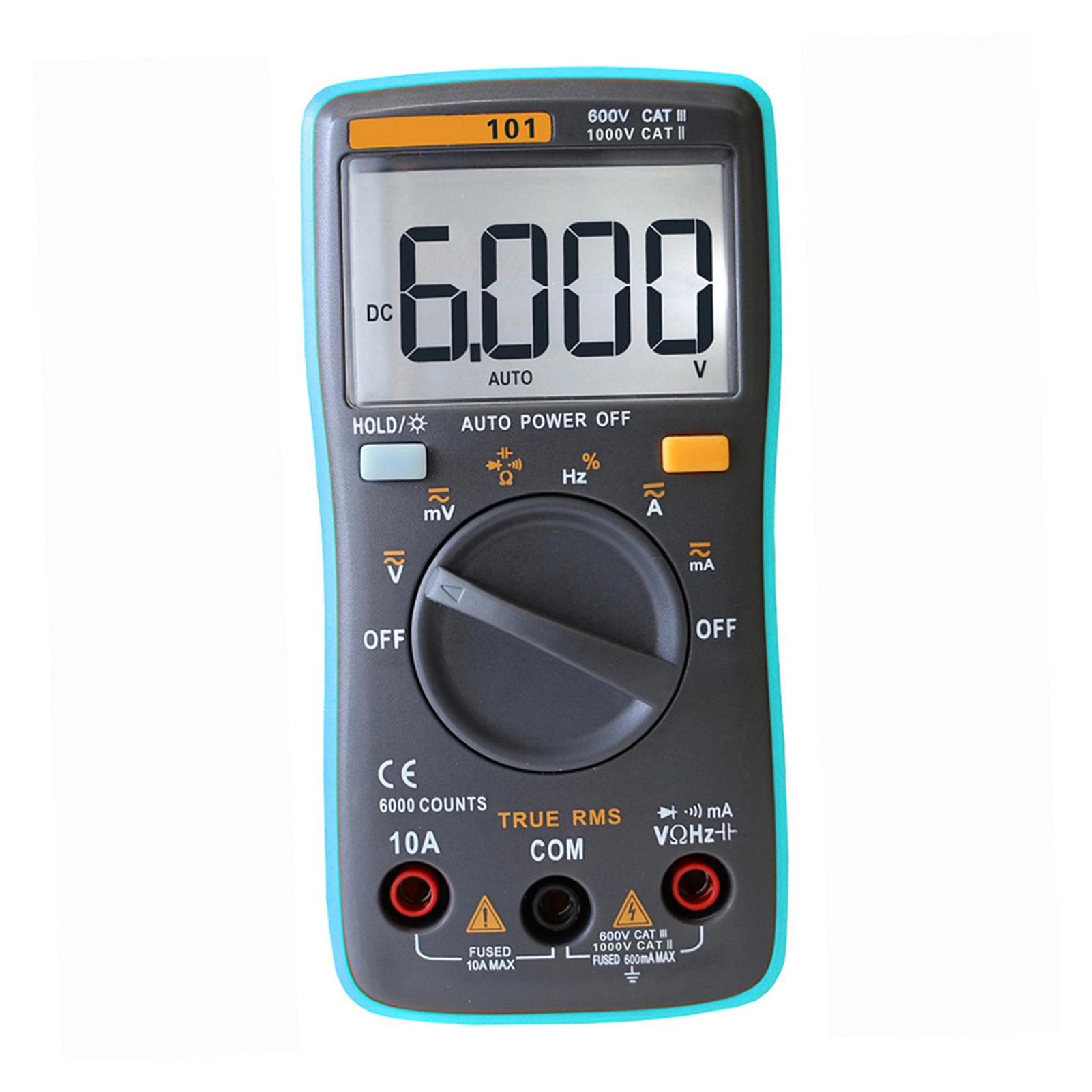 RICHMETERS RM101 True RMS Multifunctional LCD Digital Multimeter DMM DC AC Voltage Current Meter RM101