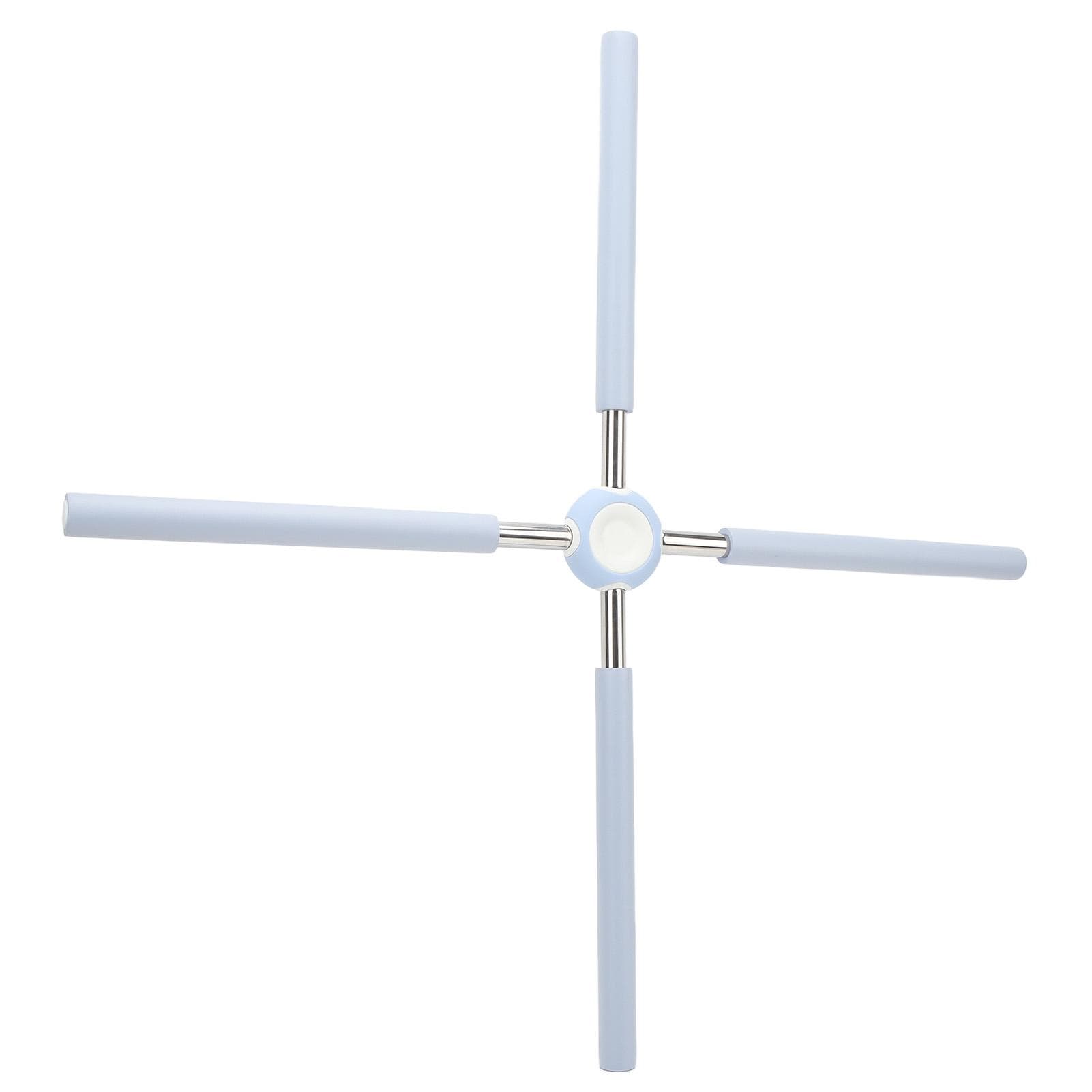 Back Cross Sticks Detachable Cross Straightening Back Posture Corrector Sticks for Stretching Blue