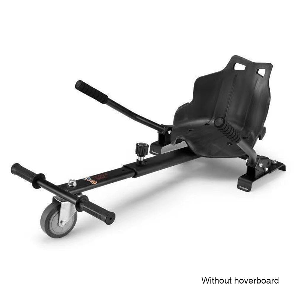 Hoverboard Seat Attachment for All 6 -10 Hover Board Adjustable Attachment Go Kart Balancing black