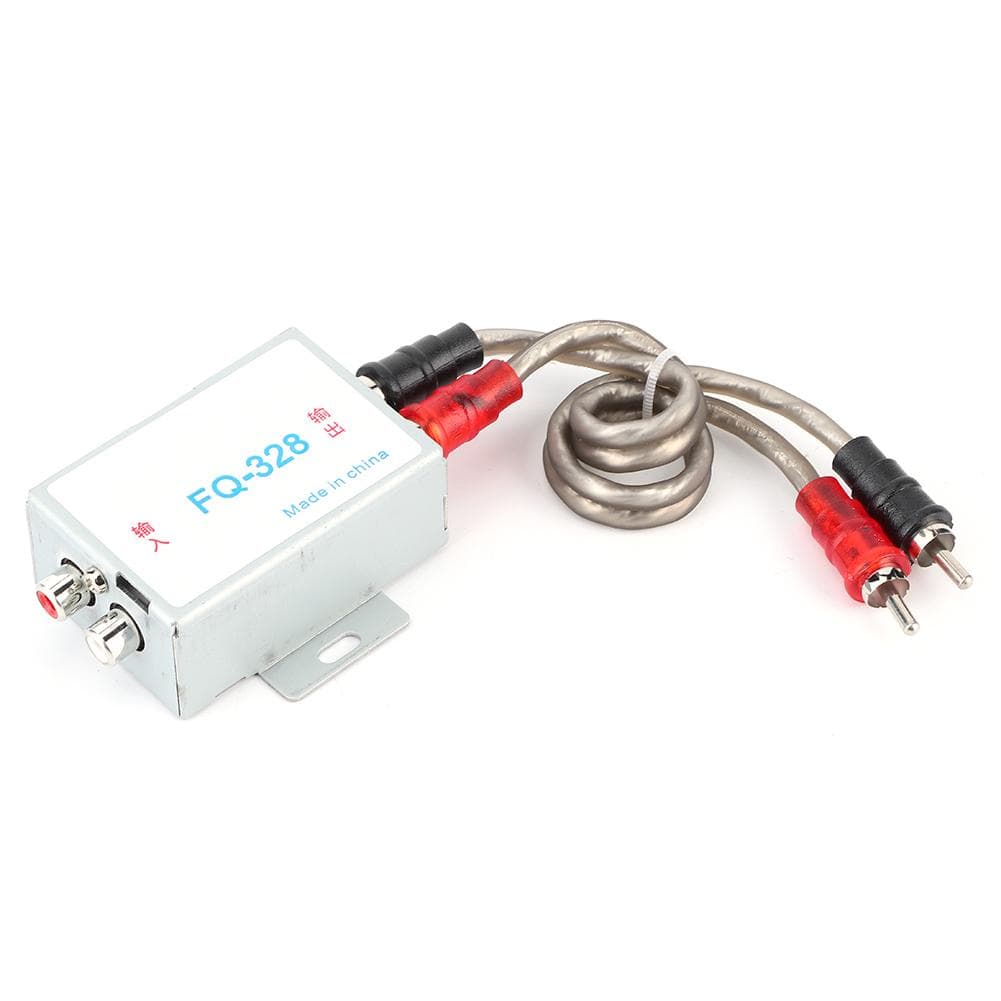 12V Car Stereo Audio Filter Noise Isolation Reducer High Performance for Amplifier Speaker