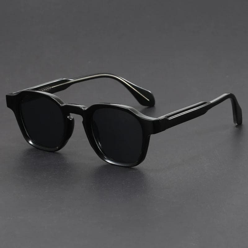 Korean Style Retro Square Sun Glasses Women Men Thick TR90 Frame UV400 Luxury Brand Shades For Drive