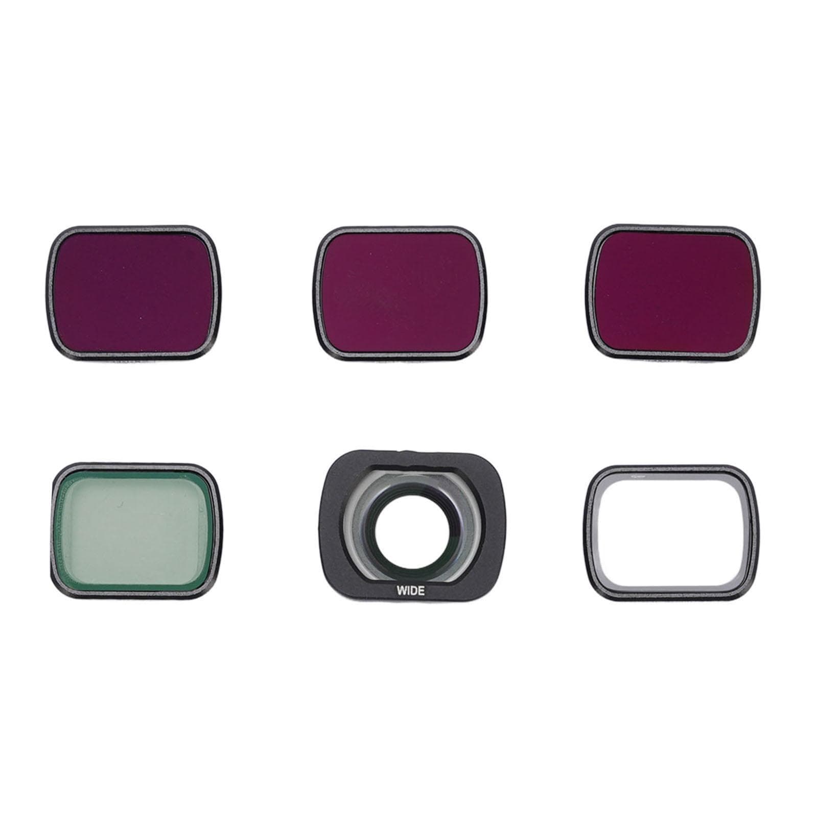 Aerial Camera Filters Set 6 in 1 Wide Angle ND32 ND64 Black Soft 14 ND128 CPL for Flip Drone Vlog
