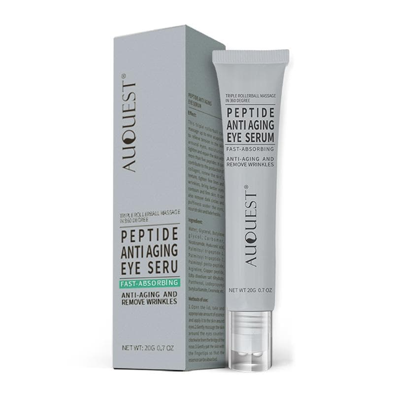 AUQUEST Peptides Eye Cream Anti-Aging Anti-Wrinkles Removal Dark Circle Against Puffiness Eye Bags Eye Care Serum 20g grey
