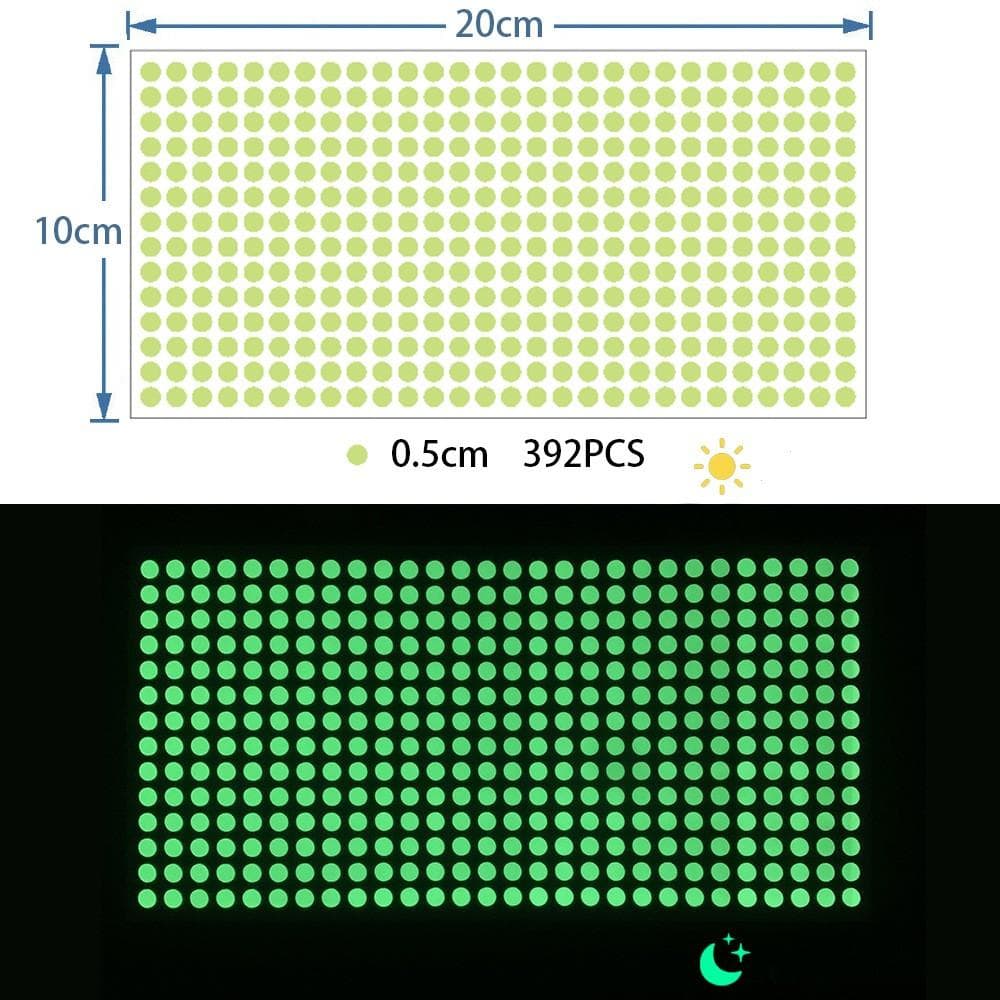 Luminous Dots Wall Stickers Fluorescent Home Children's Room Wall DIY Self-adhesive Decorative Glow In The Dark Stickers