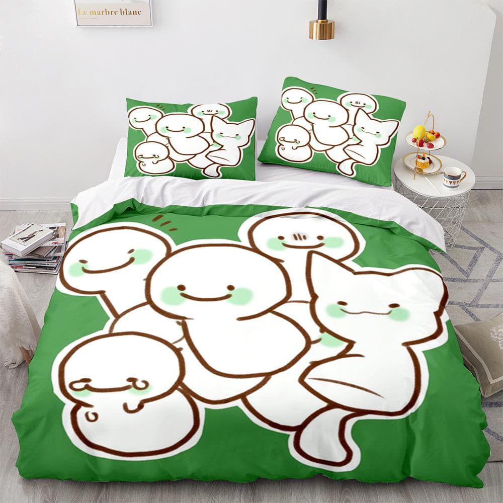 New GeorgeNotFound Merch Ranboo Dream Bedding Set Boys Girls Twin Queen Size Duvet Cover Pillowcase Bed Kids Adult HomeTextiles EU Twin 135x200cm