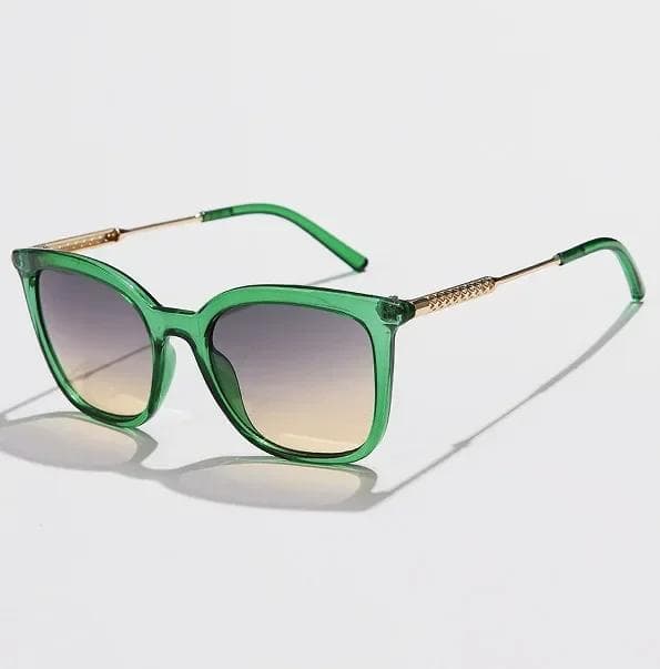 Classic Square Sunglasses Women Men Vintage UV400 Alloy Frame Retro Fashion Shades Oculos de sol Trendy Style As Picture