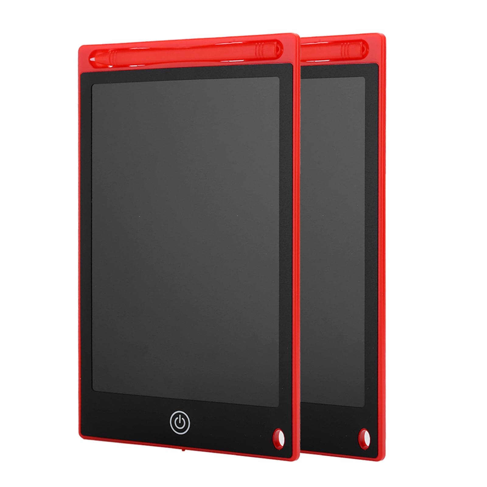 2Pcs 8.5in Electronic Figure LCD Writing Pad Drawing Children Notebook for Family Schoolred red