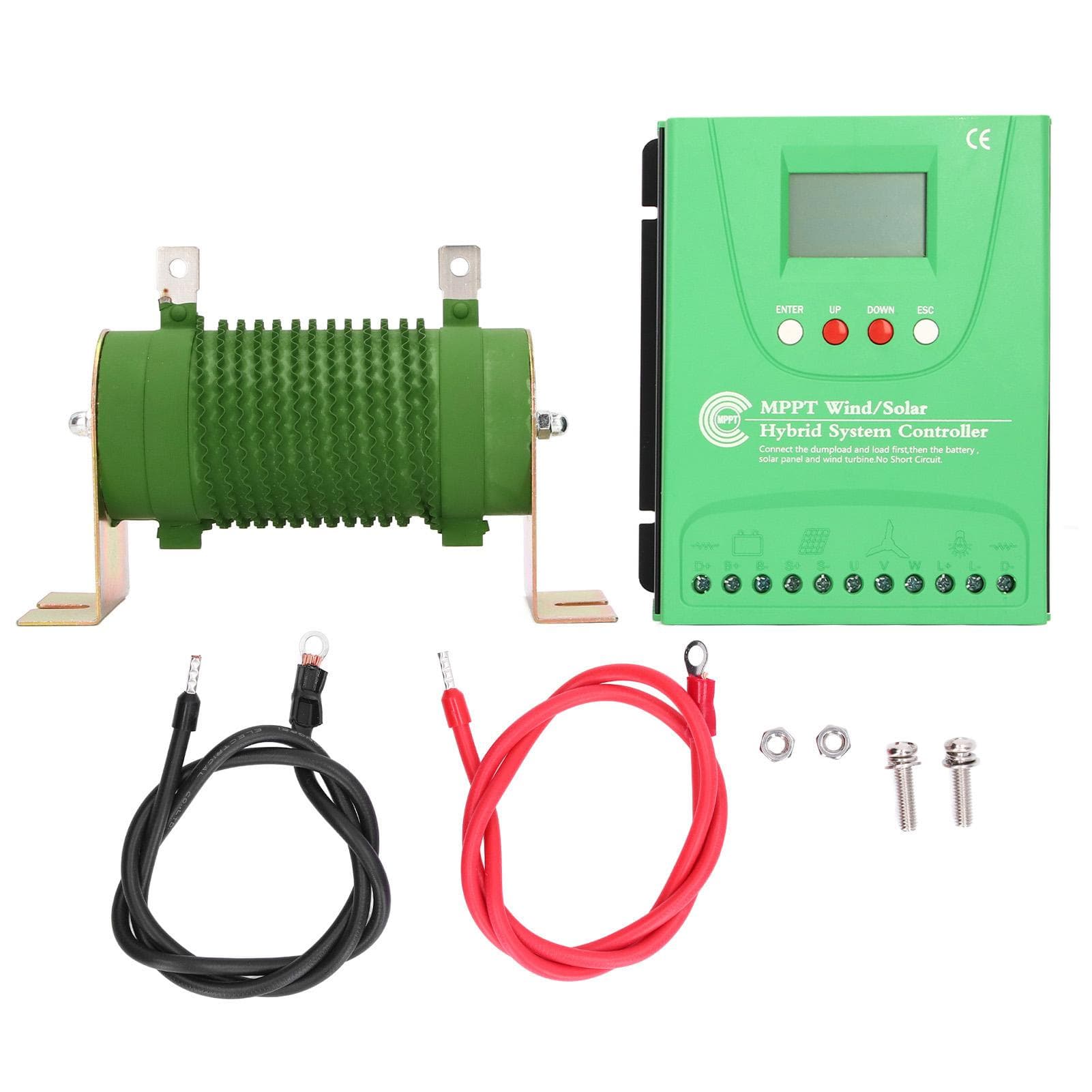 12V 24V Wind Solar Hybrid Charge Controller with LCD Display MPPT Boost Charge Wind Solar