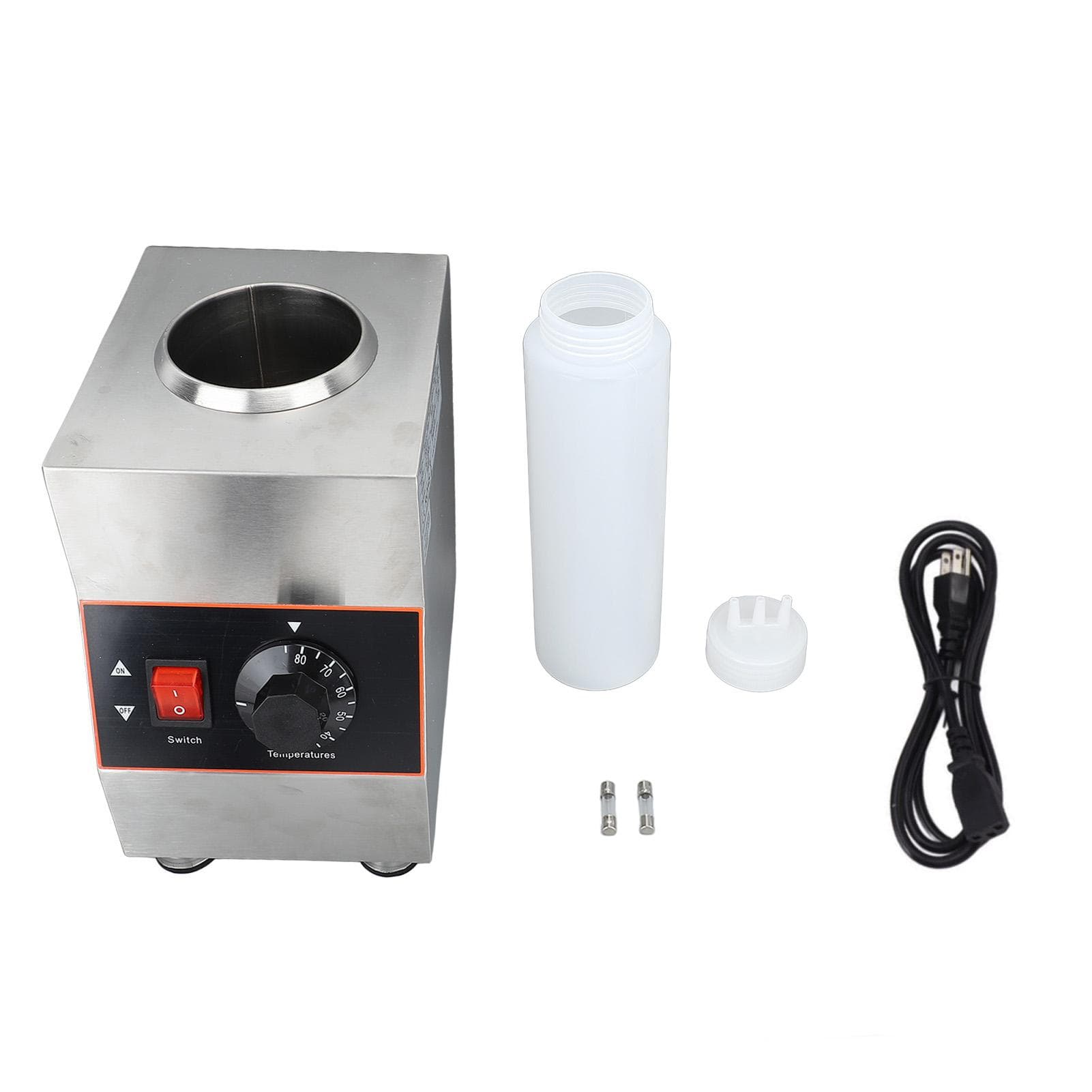 Sauce Warmer 650ML 160W Rapid Heating Precise Temp Control Chocolate Jam Heat Preservation Machine L
