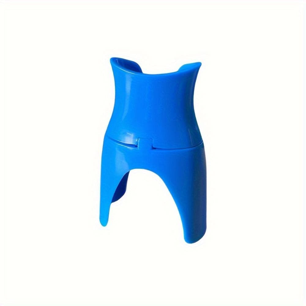 Eye Drop Applicator Portable Autodrop Eyedrop Guide Aids Bottle Holder Tool Eye Drop Bottle Helper Devices For Elderly Child blue