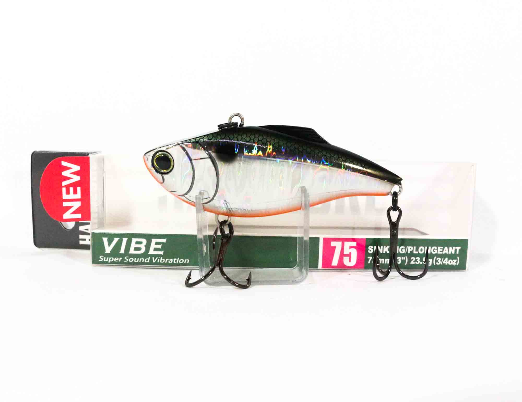 Yo Zuri Duel Hardcore Vibe 75S Sinking Lure R1378-GT (5992)