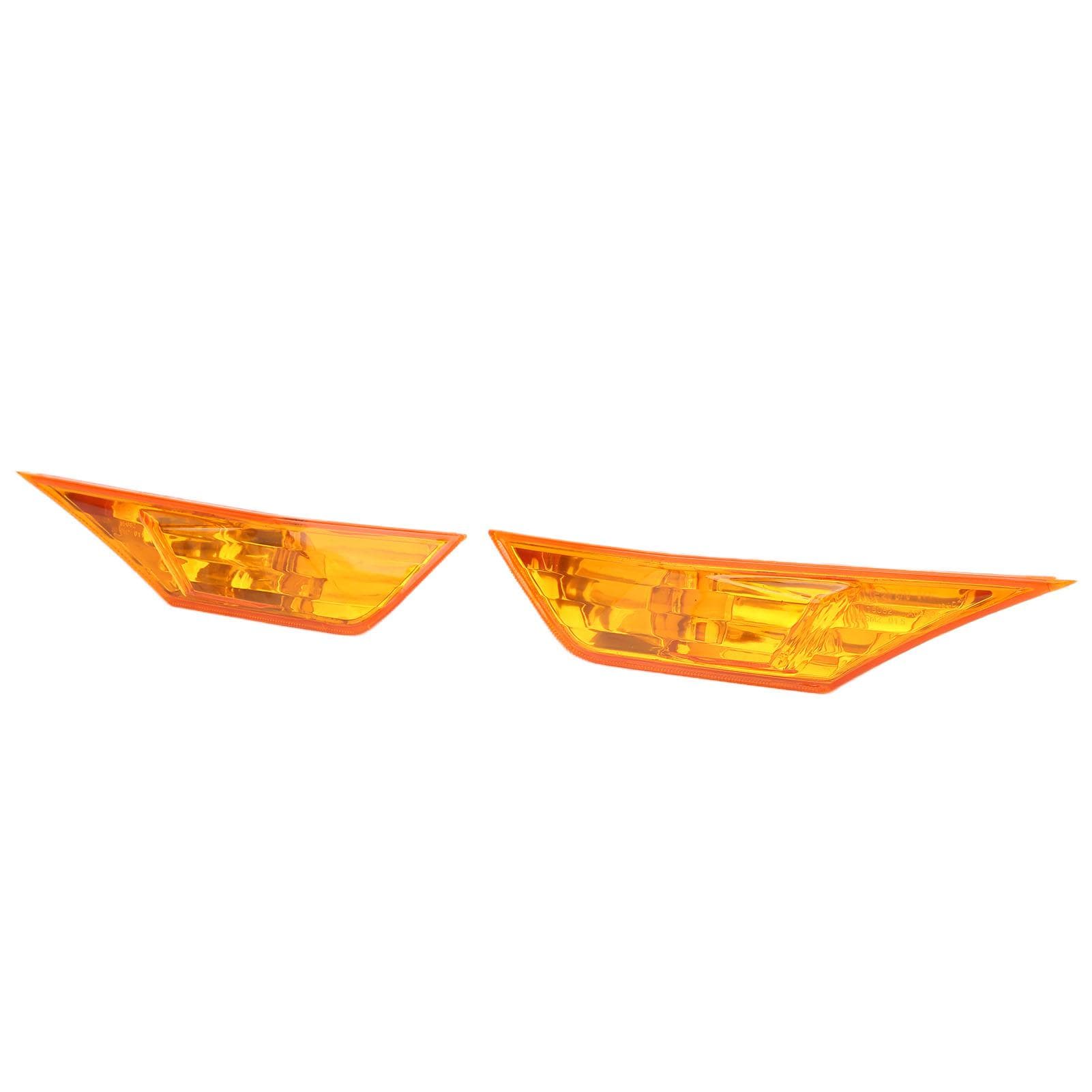 2pcs Side Marker Lamp Housing Orange Gloss Lens Replacement for Civic 10th Generation FK LX EX