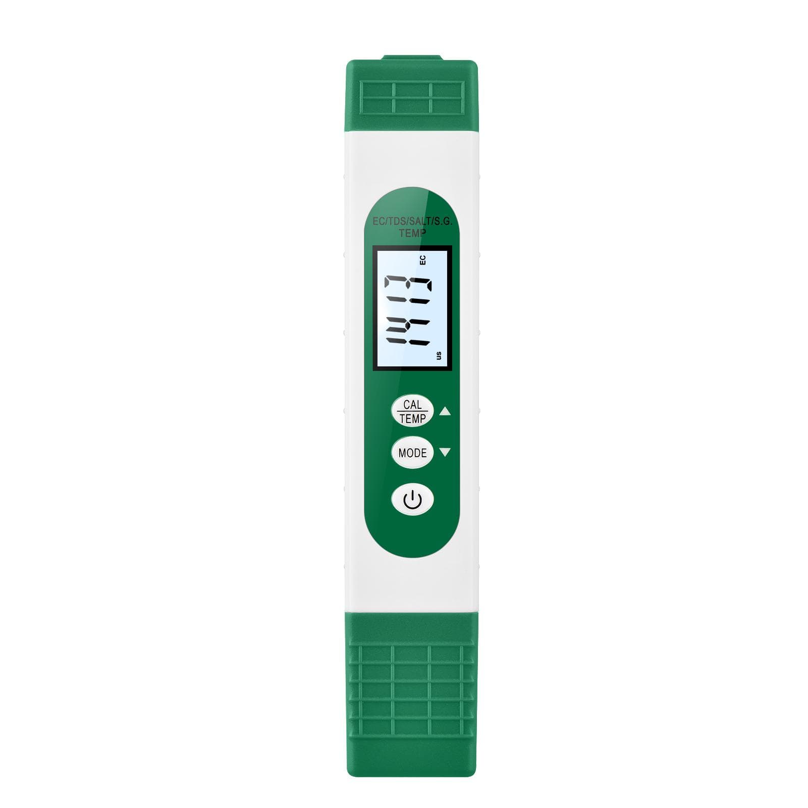 5-in-1 Multifunctional Water Quality Analyzer Portable Pen Type EC/TDS/S.G/SALT/TEMP Test Meter