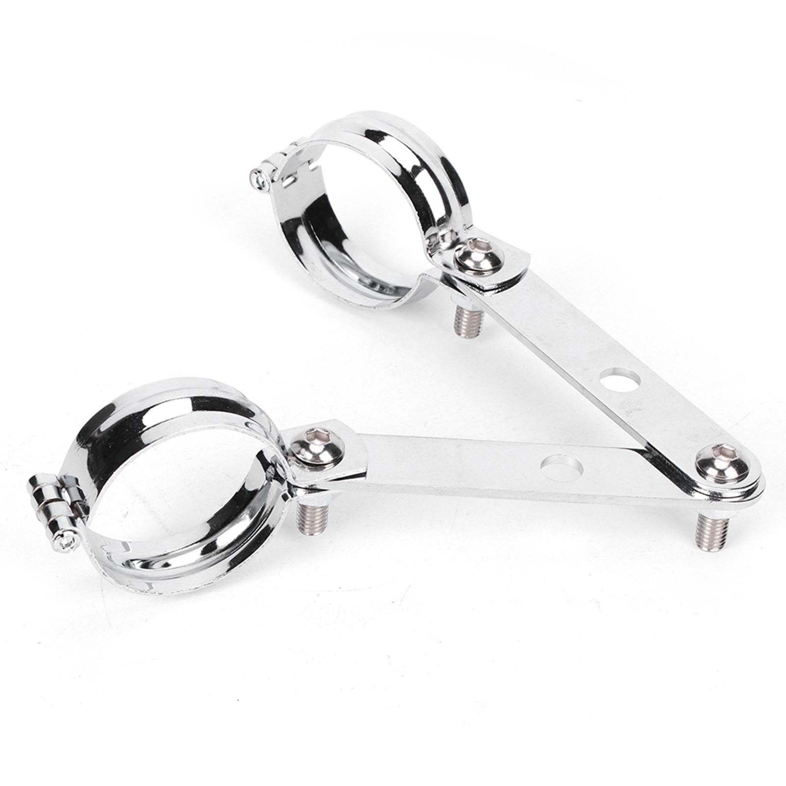 Retro Headlight Bracket Fork Mounting Clamp Universal Accessory Fit for Honda41‑51mm