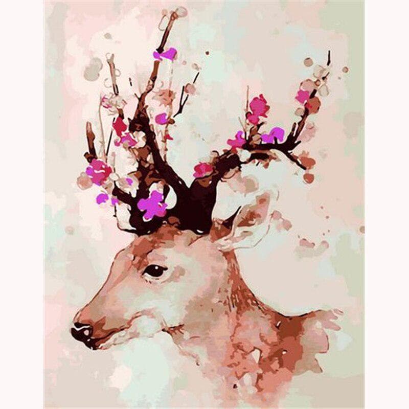 Diamond Painting Full Drill 5d Diamond Painting Sika Deer 20X30CM