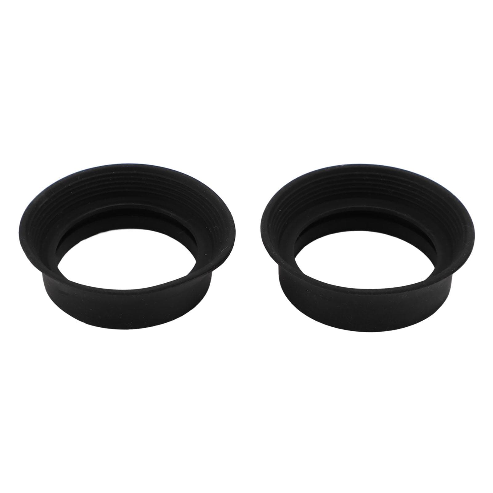 2pcs Scope Eyepiece Eyecup Foldable Soft Rubber Eyepiece Cover for 28 to 32mm Microscope Monocular