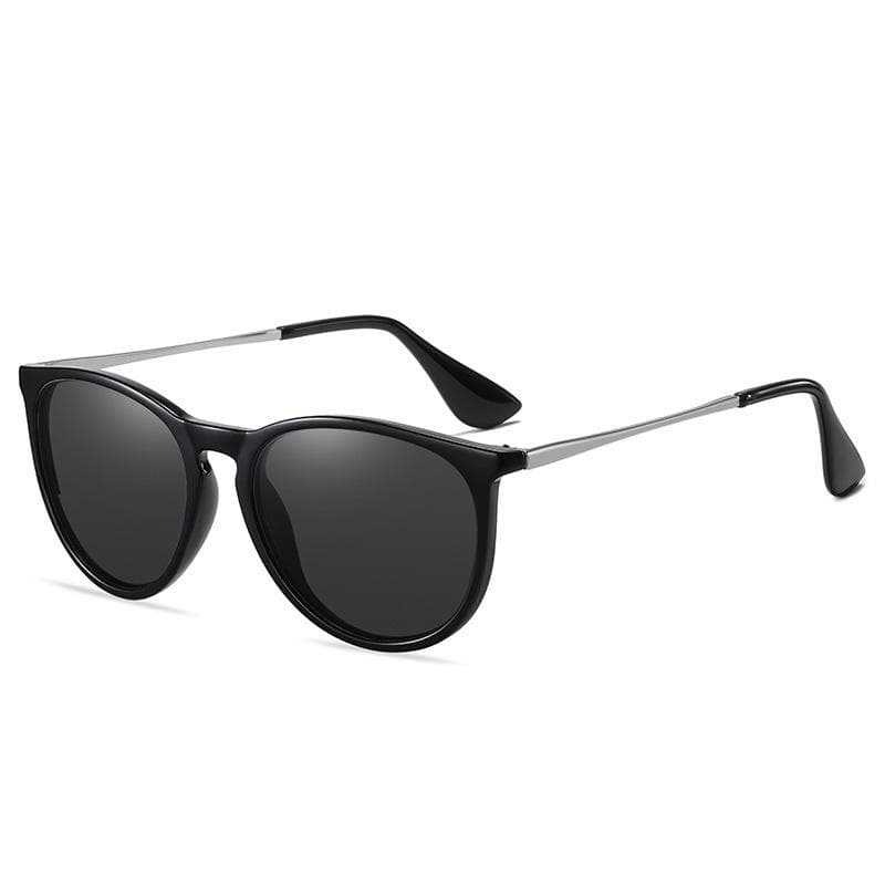 Unisex Elliptical Sunglasses Colorful Toad Glasses with TAC Lenses Metal Frame Classic Style