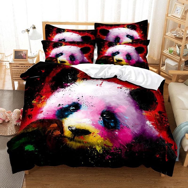 bedding set duvet cover set 3d bedding digital printing bed linen queen size bedding set fashion design EU single(135x200cm)