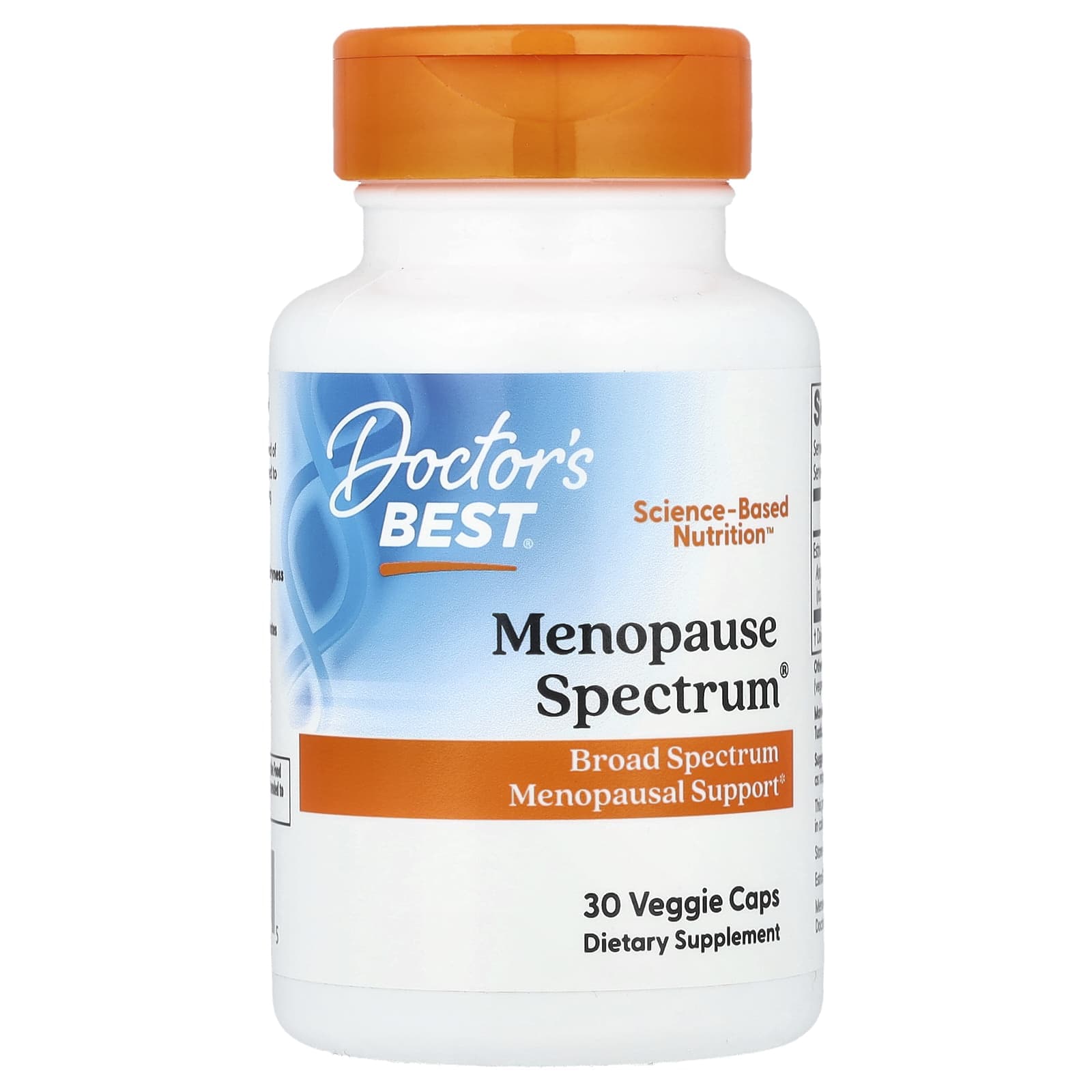 Doctor's Best, Menopause Spectrum with Estrogen-100, 30 Veggie Capsules