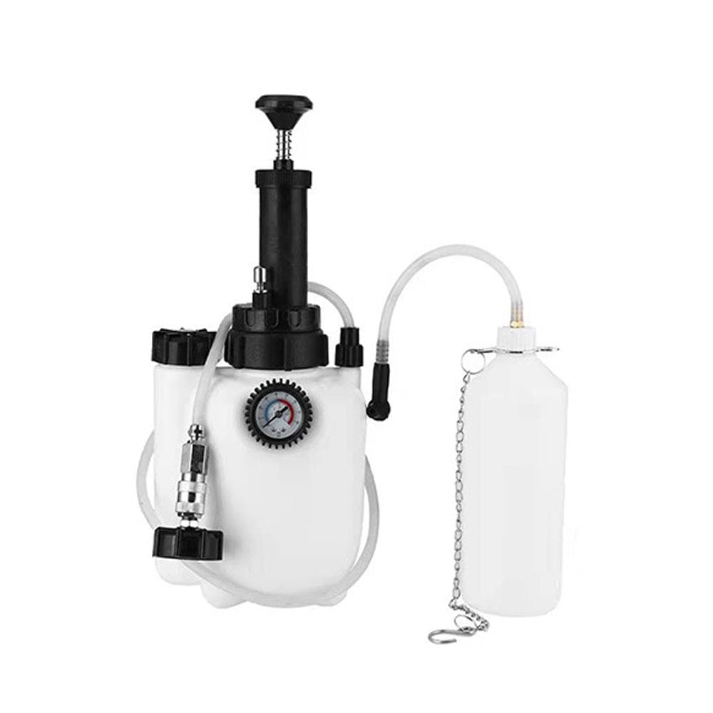 3L Car Brake Oil Manual Replacement Tool Double-scale Dial Vacuum Pressure Pump Oil Filling System multicolour