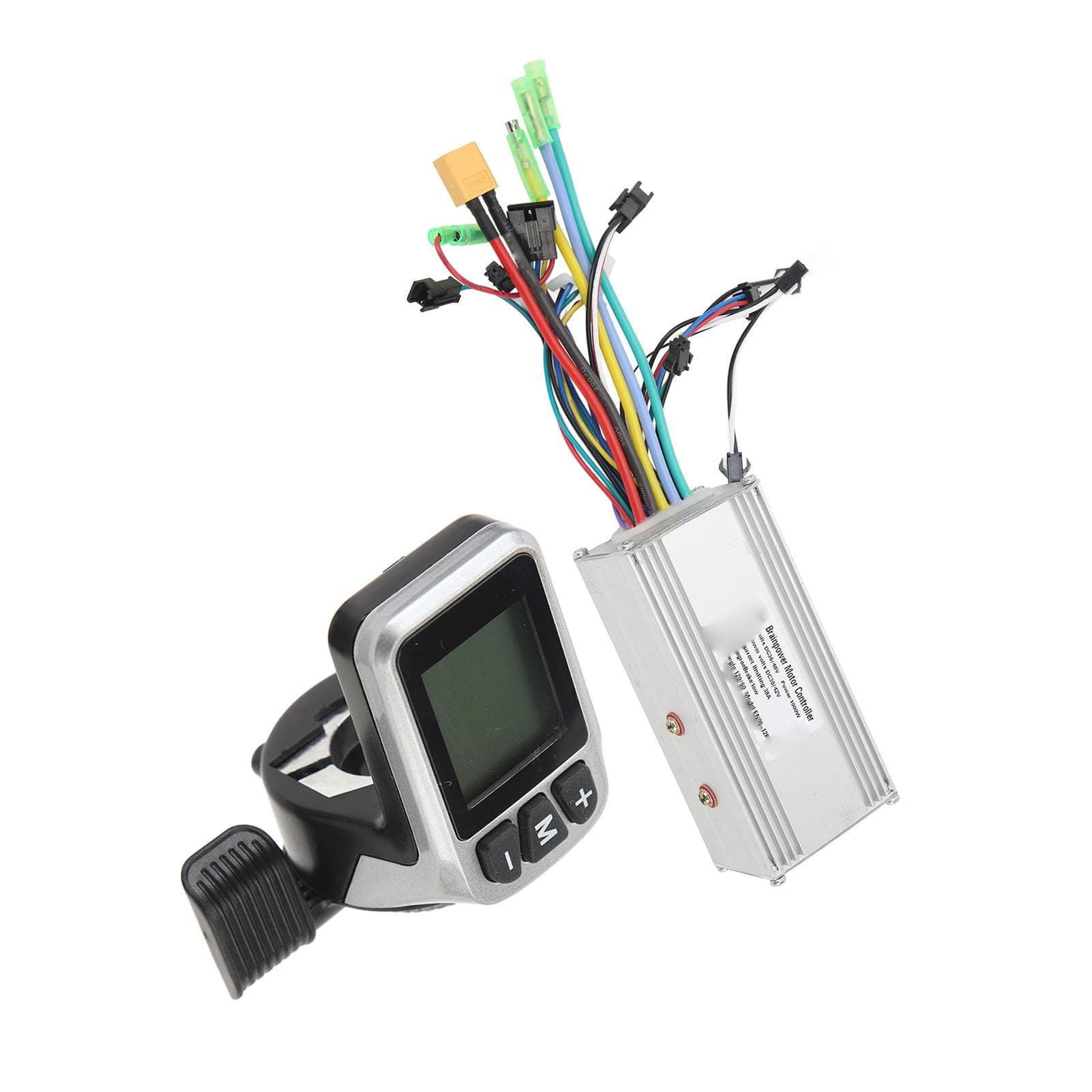 Electric Bike Sine Wave Brushless Controller Kit 36V 48V 1000W 38A 3 Modes Controller 124DX Thumb