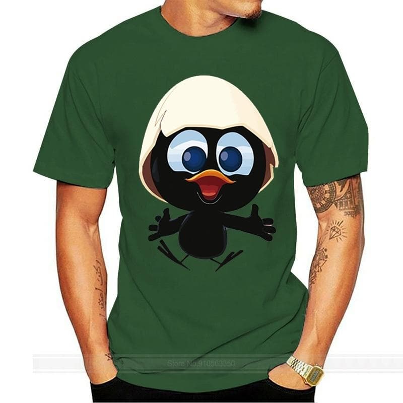Sunlight T Shirt Big Size Men Calimero Men T Shirt Painted Funny Tshirt Men T Shirt S
