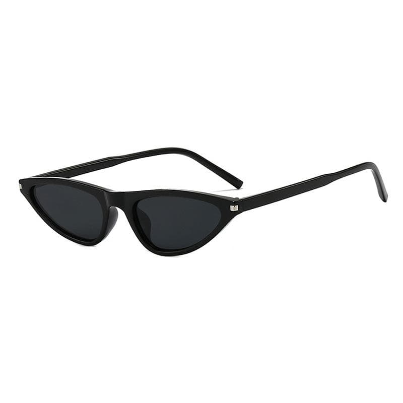 Retro Small Cat Eye Sunglasses Women Men Rivets Fashion UV400 Luxury Sun Glasses Brand Oculus Female Gafas as picture