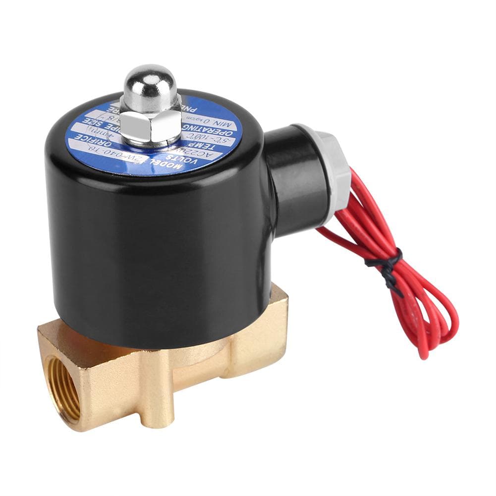 220V DN10 3/8 Electric Normal Closed Valve Electromagnetic Valve for Water Oil Air Gas