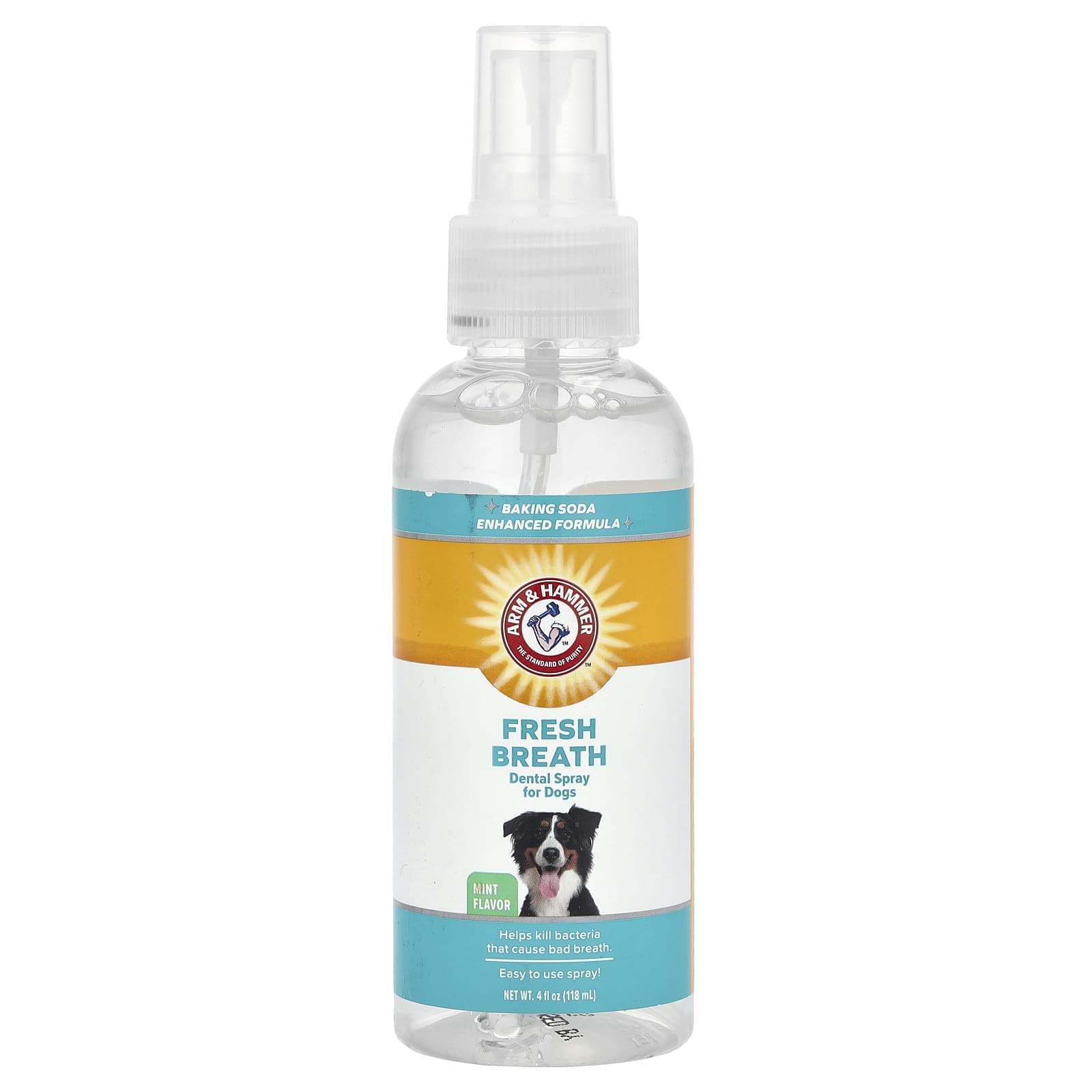 Arm & Hammer, Bad Breath Eliminator, Dog Mouth Spray, Mint, 4 fl oz (118 ml)