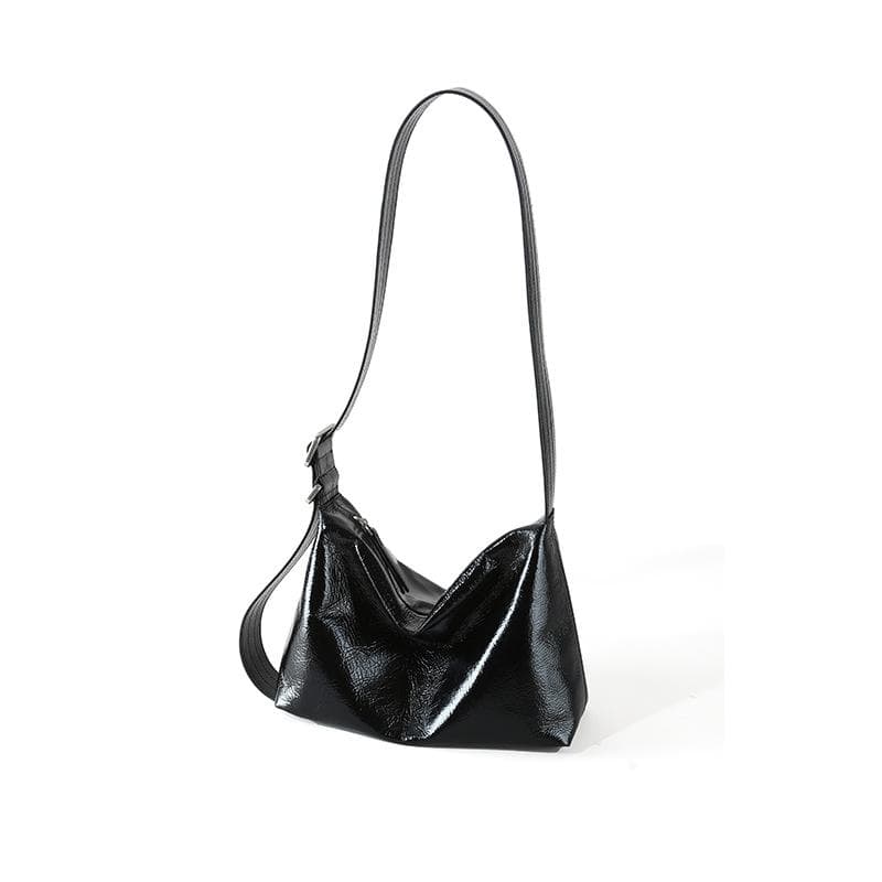 Trendy and High-end Leather Bag for Women, A Large-capacity Oil-wax Leather Single-shoulder Crossbody Bag