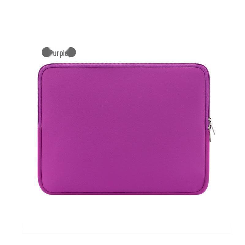 13 Neoprene Tablet & Laptop Sleeve, Anti-Collision, Zipper Closure 17" purple