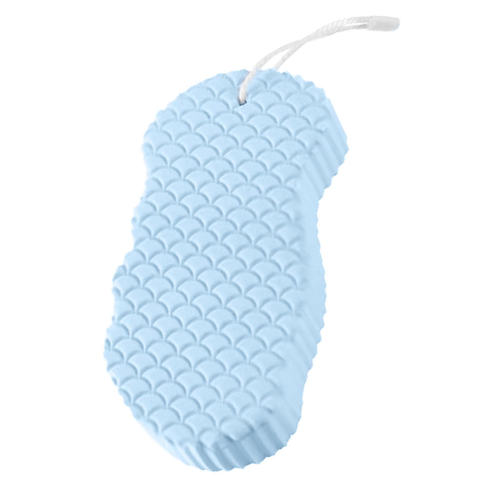 Exfoliating Bath Sponge Body Scrubber Skin Cleansing Soft Shower Sponge for A Whole Family blue