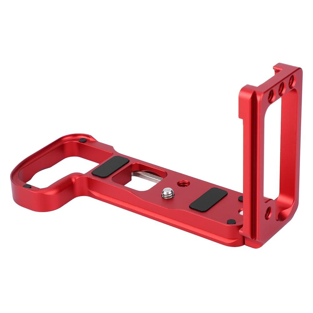 Aluminium Alloy Stretchable L Shape Handle Quick Release Plate for Nikon Z7 Z6 Camera(black ) red