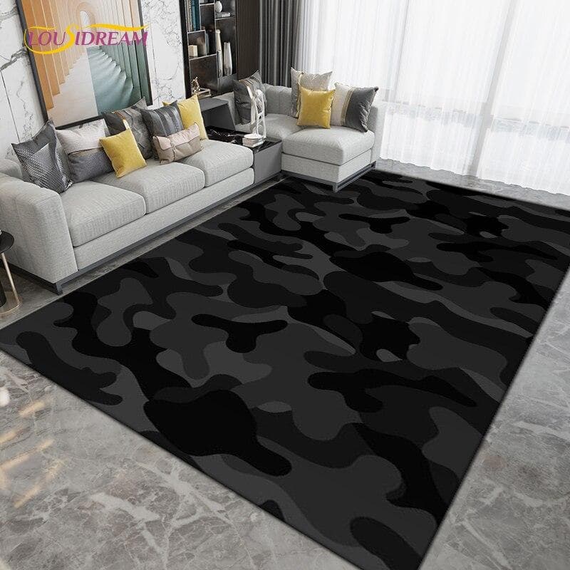 Military Camouflage Carpets for Living Room Bedroom Decorative,Outdoor Camping Rugs,Doormat Kitchen Bathroom Non-slip Floor Mats 40x60cm