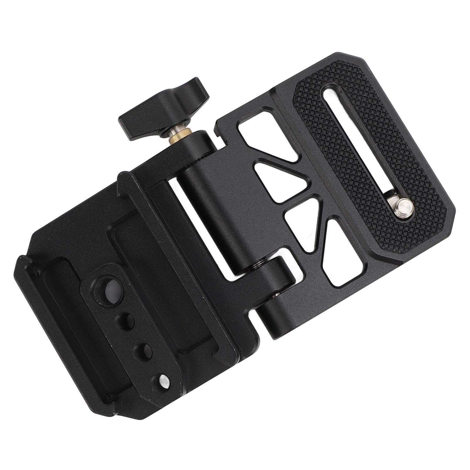 Quick Release Plate 14 and 38 Inch Screw Thread Universal Foldable Mount Adapter for Camera