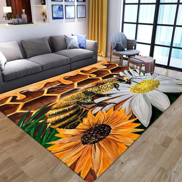 Gorgeous Mandala Floral 3d Print Carpets For Living Room Bedroom Decor Carpet Soft Flannel Home Bedside Floor Mat Play Area Rugs 160x240cm