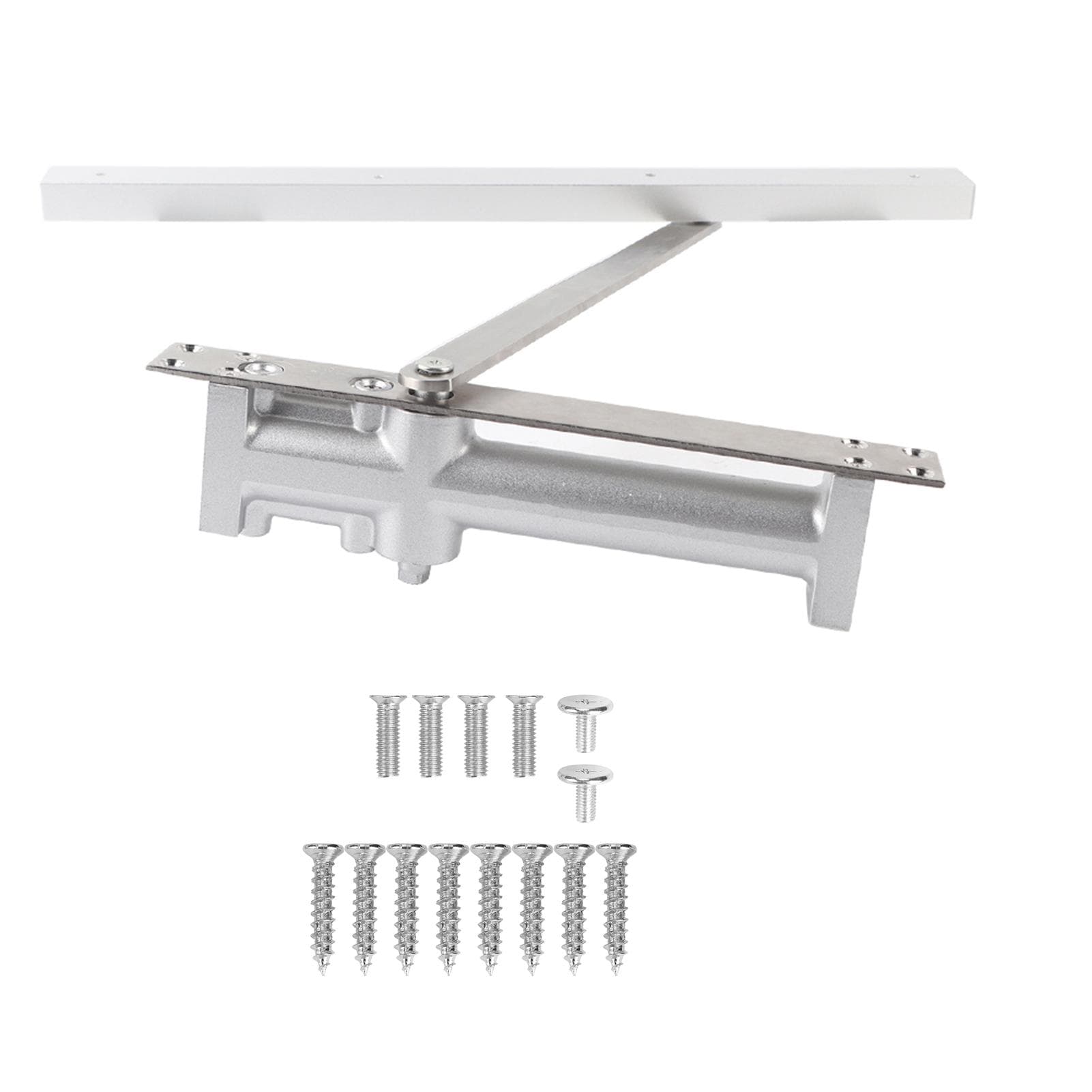 Aluminum Automatic Positioning Concealed Hydraulic Buffer Door Closers 80KG Hardware Fittings