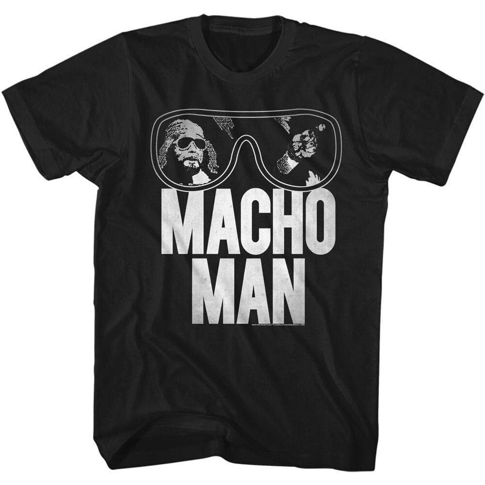 Macho Man Macho Man Redo Black Unisex T-shirt L