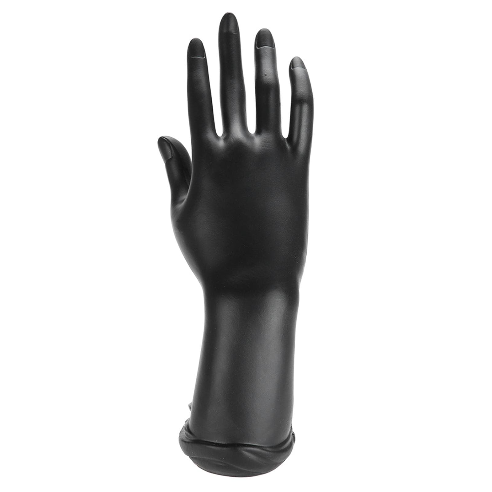 Resin Mannequin Hand Finger Jewelry Ring Bracelet Display Holder Rack(Resin Black)
