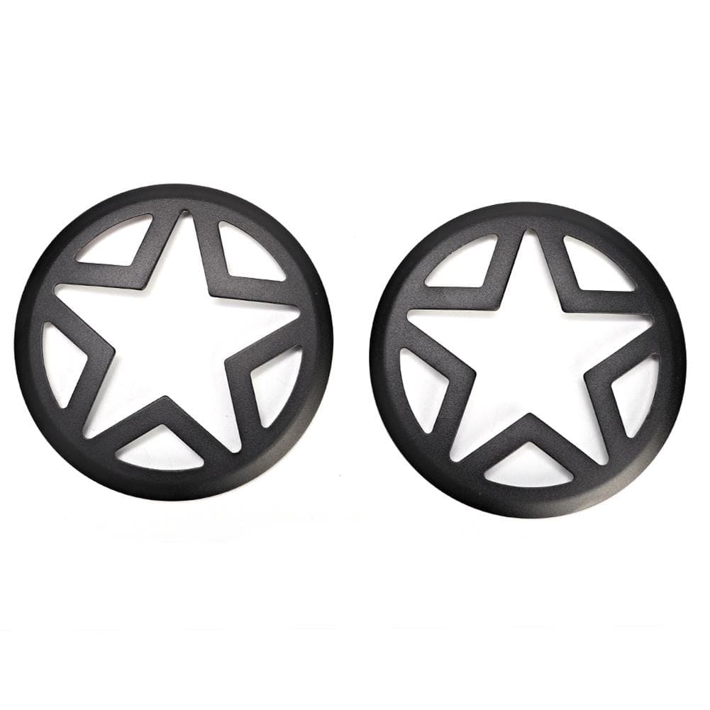 Front Fog Light Lamp Cover Protect Trim Fit for Jeep Wrangler JK & Unlimited 20072017
