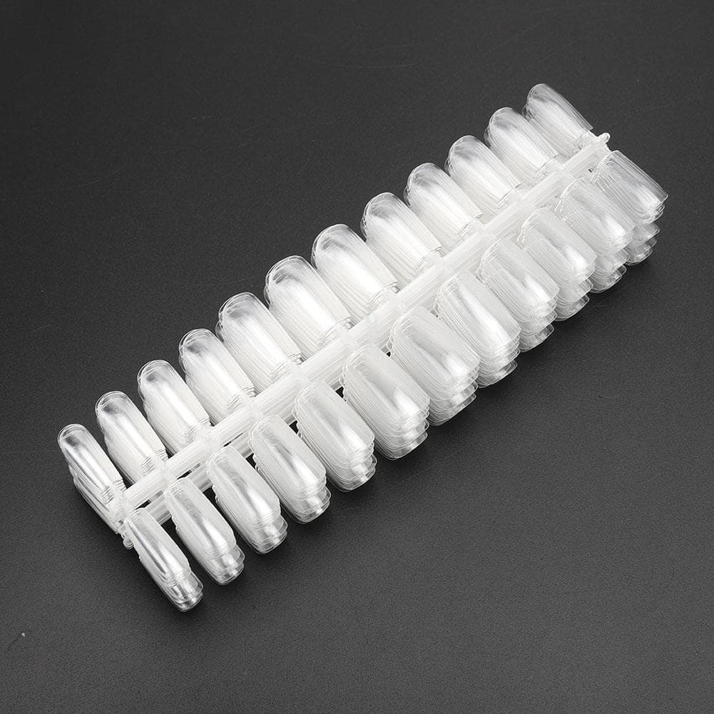 504pcs Professional Wearable Nail Art Tip False Fake Nail Patch DIY Manicure ToolTransparent