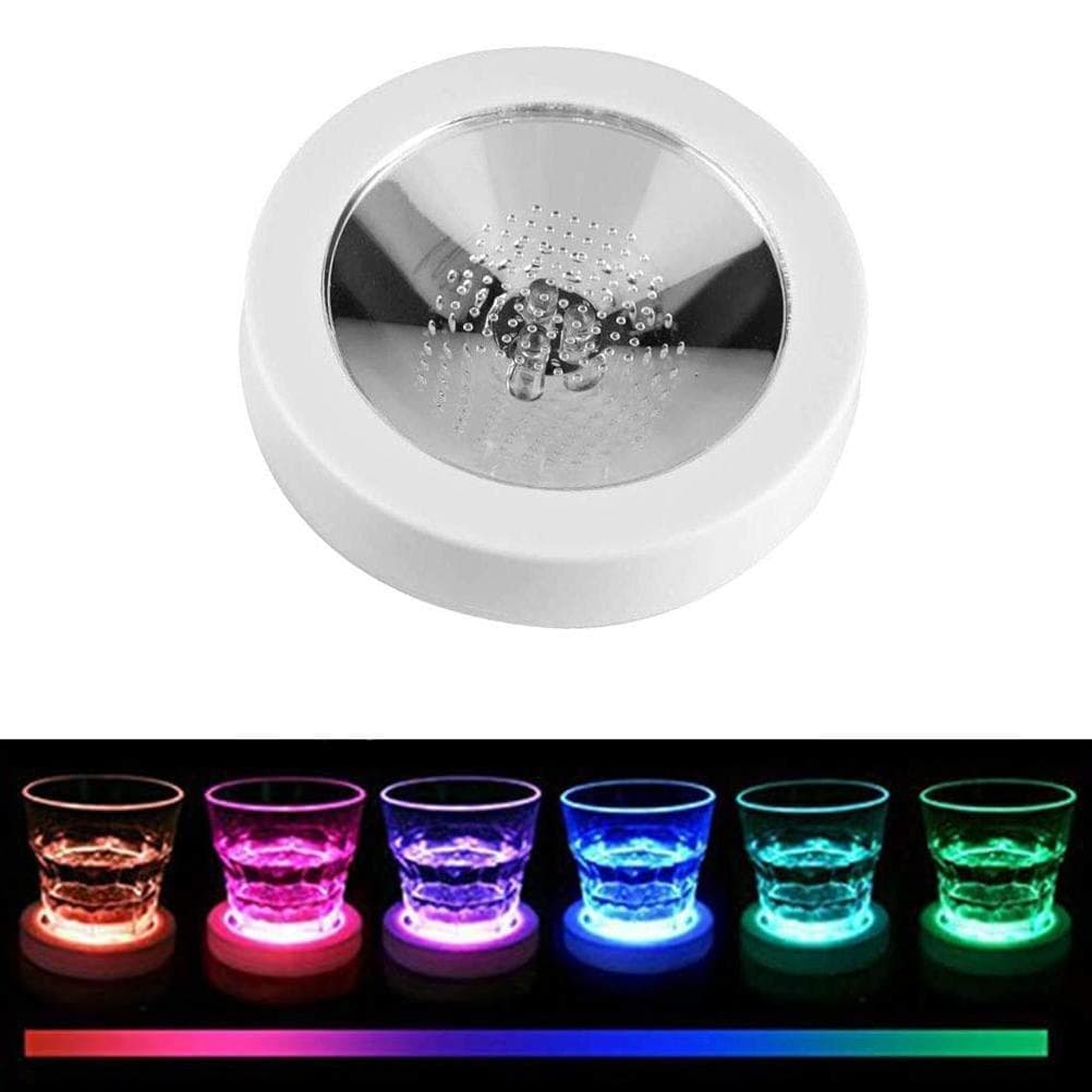 LED Drink Coasters Cup Coaster with Light Drink Pads for Bar Party Club