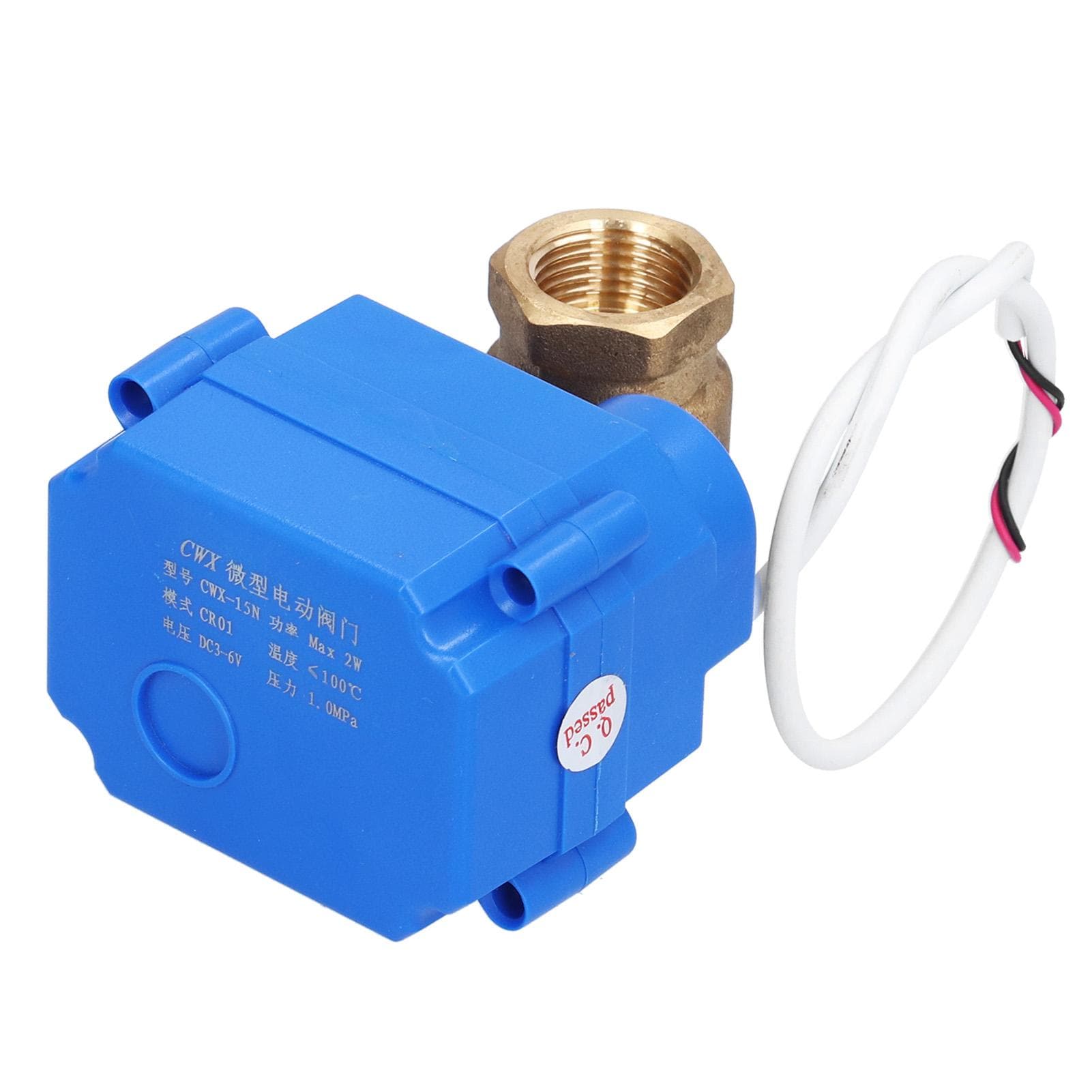 Motorized Ball Valve DN15 Mini Electric Straight Through Hydraulic Equipment DC36V