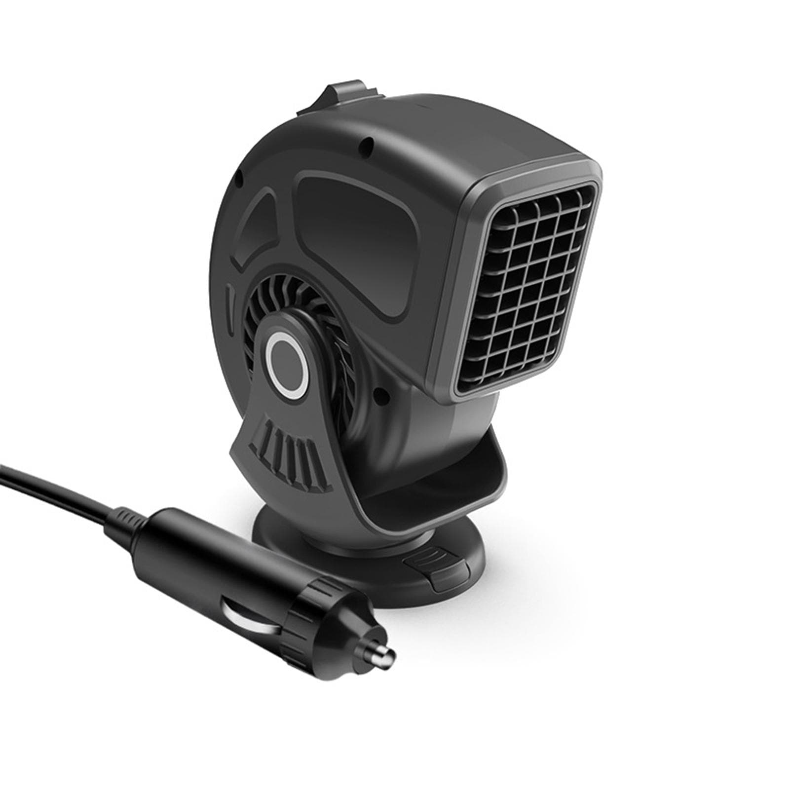 Car Heater 120W 12V Heater Cigarette Lighter Plug with Heating & Cooling Mode for Car black