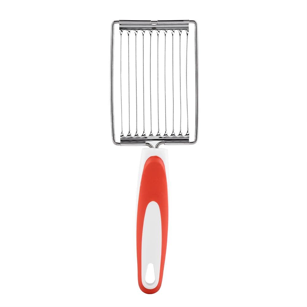 Stainless Steel Luncheon Meat Cutter Ham Fruit Tomato Kitchen Soft Food Cutting Tool (Green) Orange