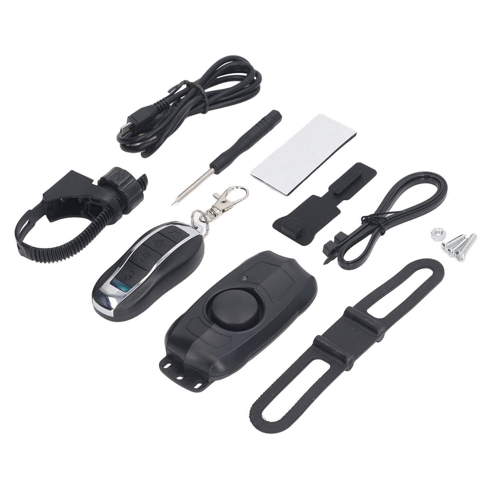 Electric Vehicle Alarm USB Charging Bike Wireless Remote Control Vibration Alarm Built in Battery